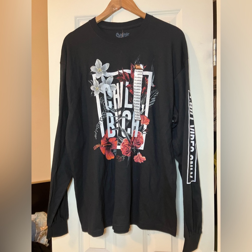 Spencers 'Chill B-I-T-C-H' Long Sleeve Floral